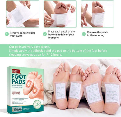 Premium Natural Detox Foot Patches For Weight Loss & Overall Wellness